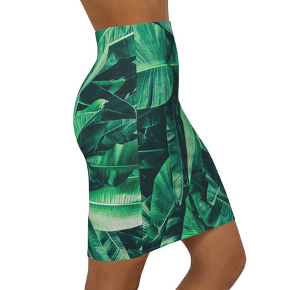 Banana Leaves Women's Mini Skirt