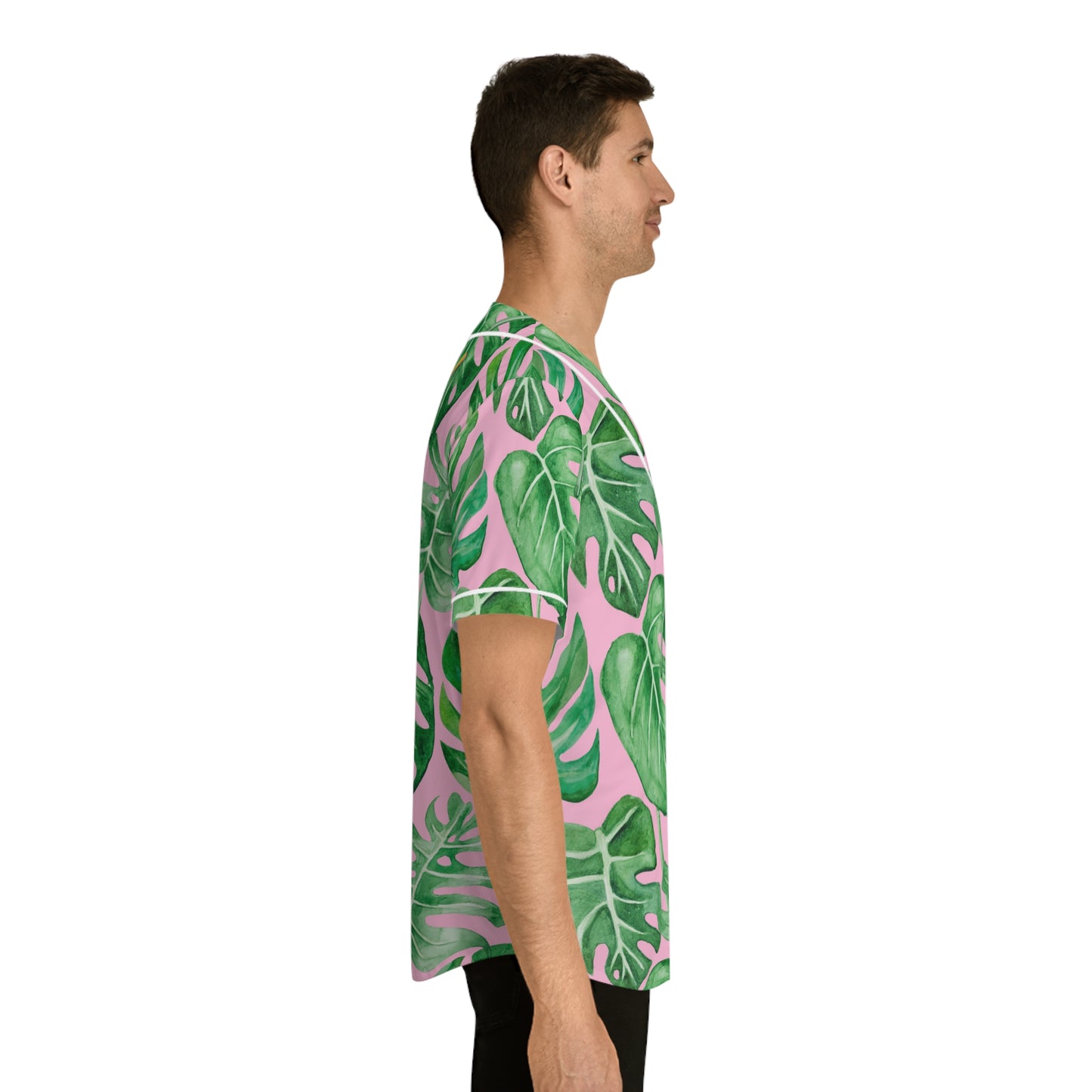 Monstera Men's Baseball Jersey