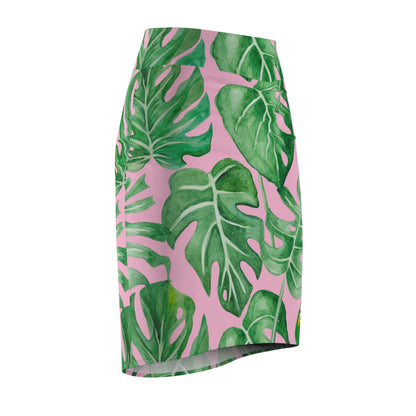 Monstera Women's Pencil Skirt