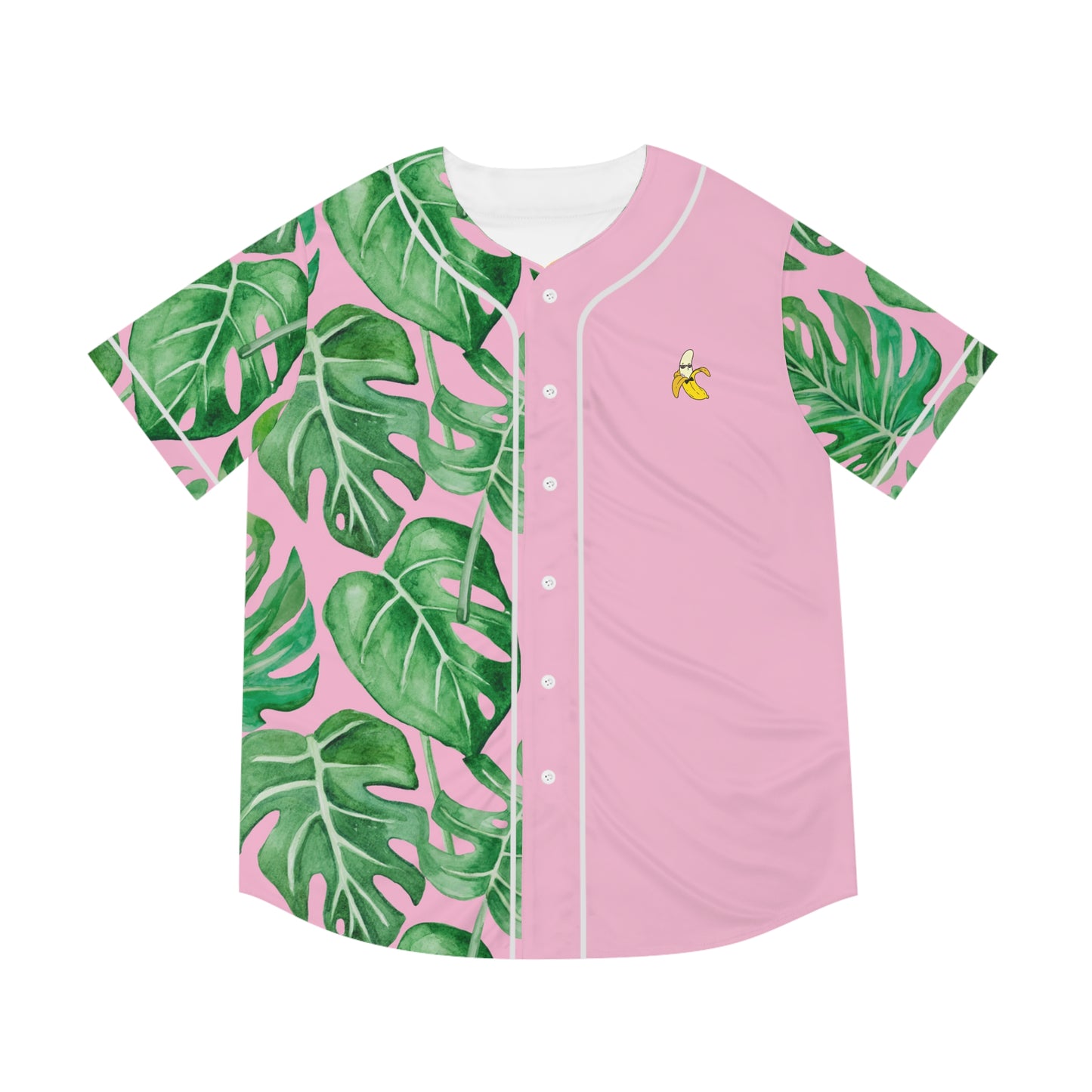 Monstera Men's Baseball Jersey