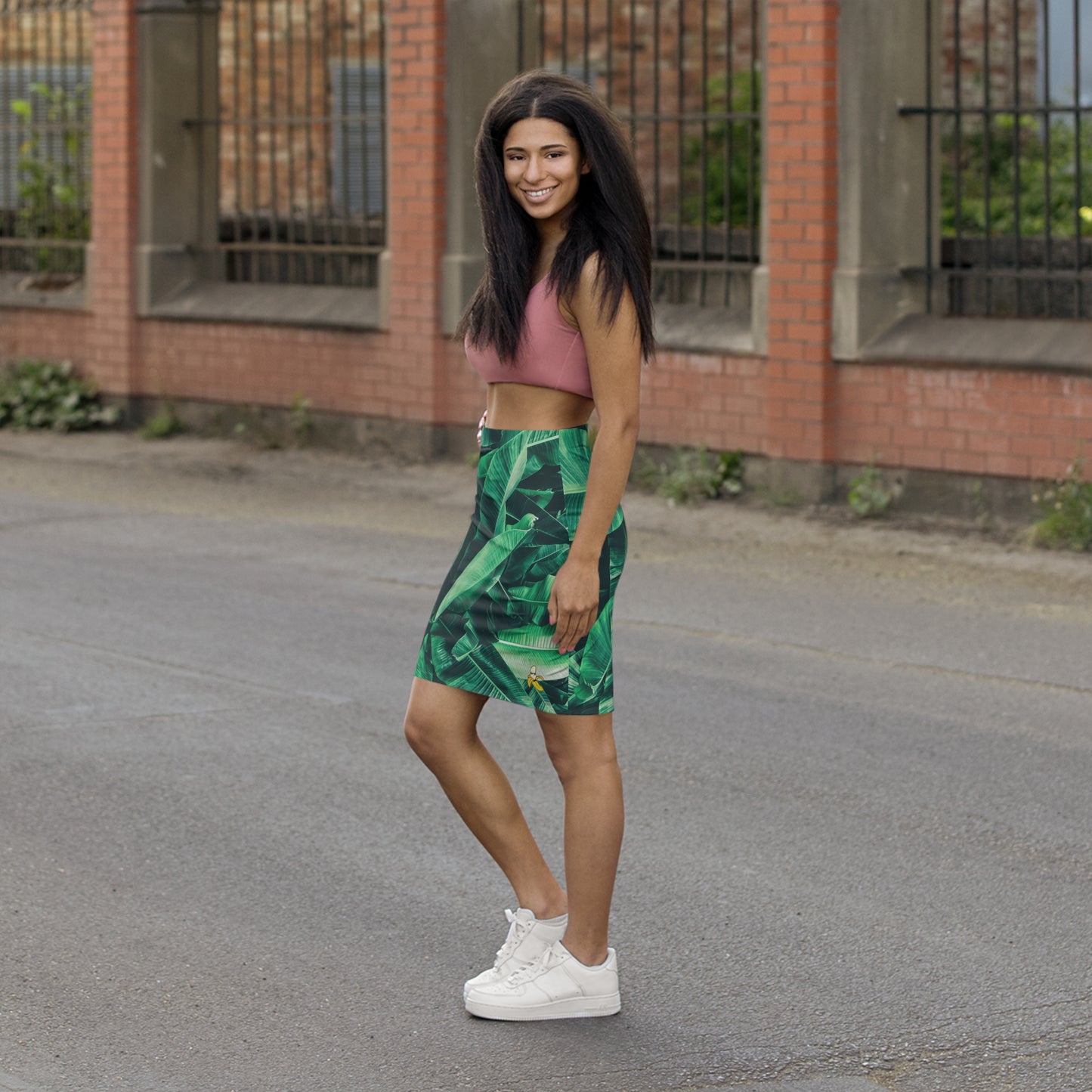 Banana Leaves Women's Mini Skirt