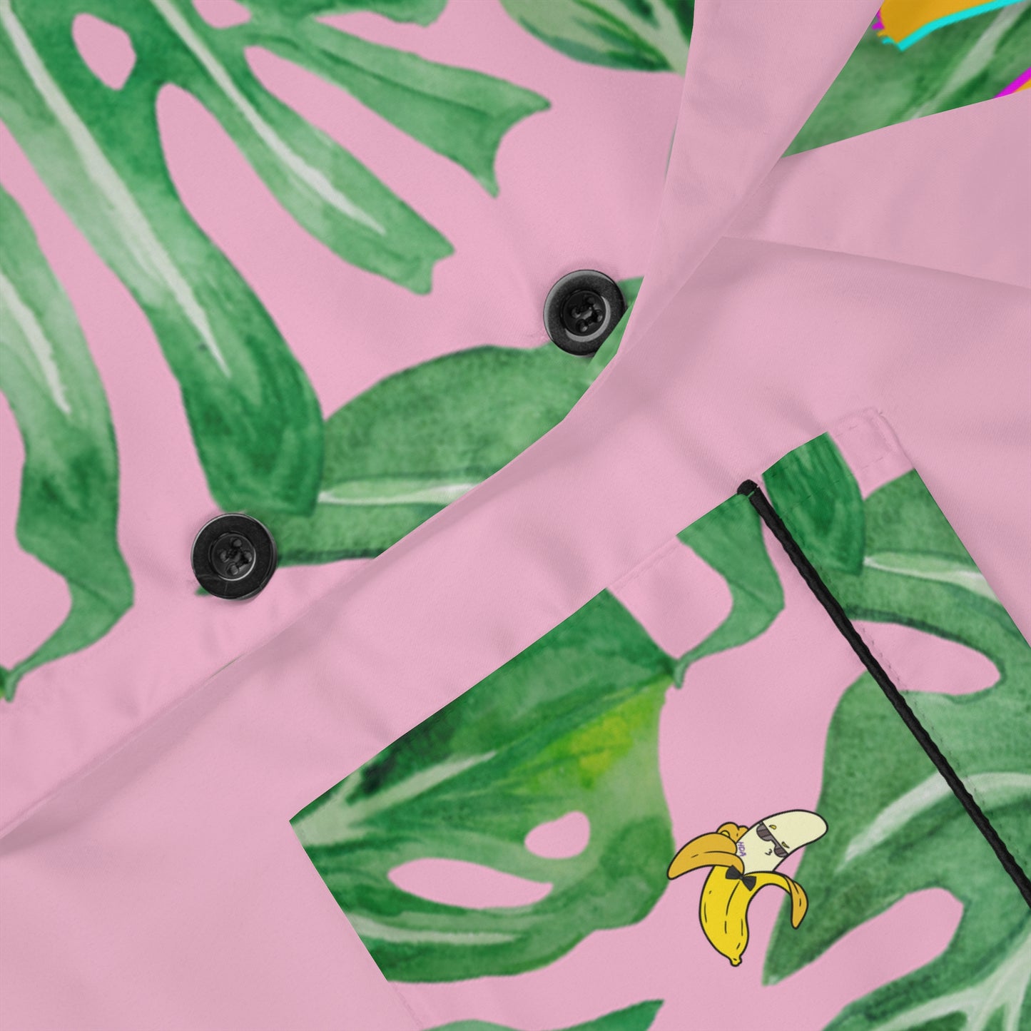 Monstera Women's Satin Pajamas