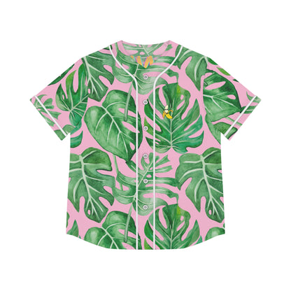 Monstera Women's Baseball Jersey