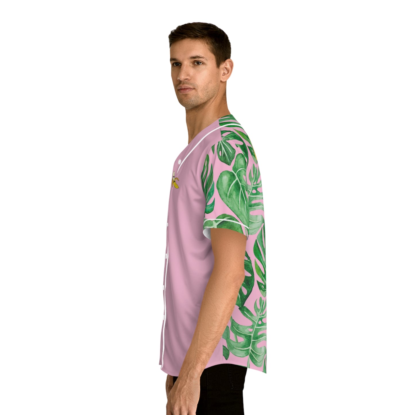 Monstera Men's Baseball Jersey