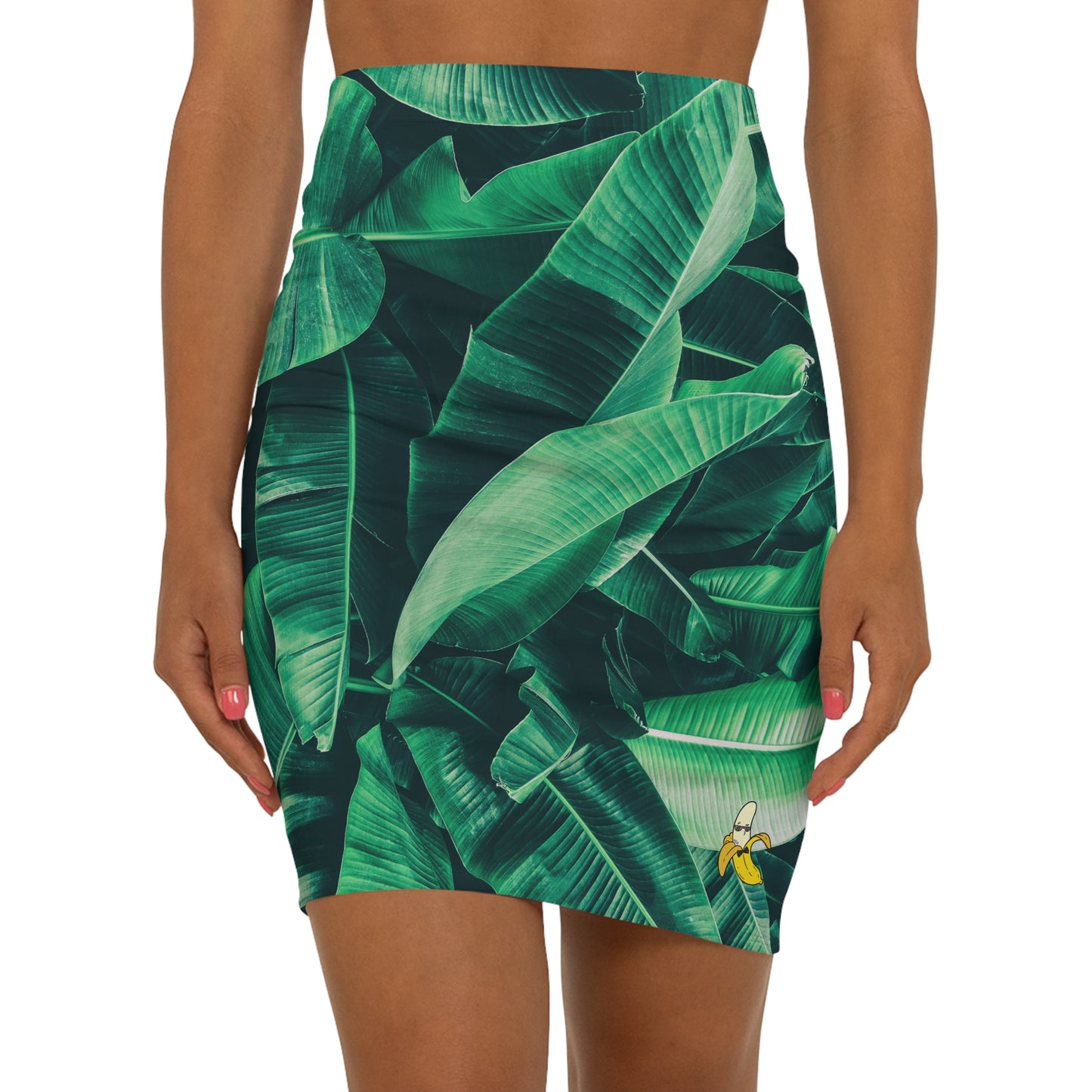 Banana Leaves Women's Mini Skirt