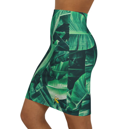 Banana Leaves Women's Mini Skirt