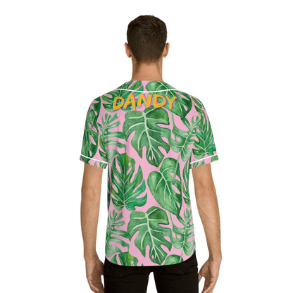 Monstera Men's Baseball Jersey