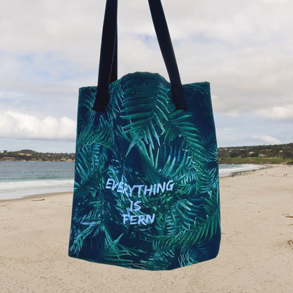 Everything is Fern Large Tote Bag