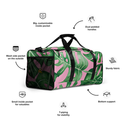 Monstera Duffle bag