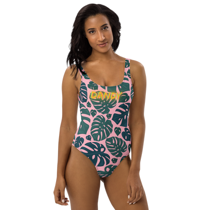 Monstera One-Piece Swimsuit