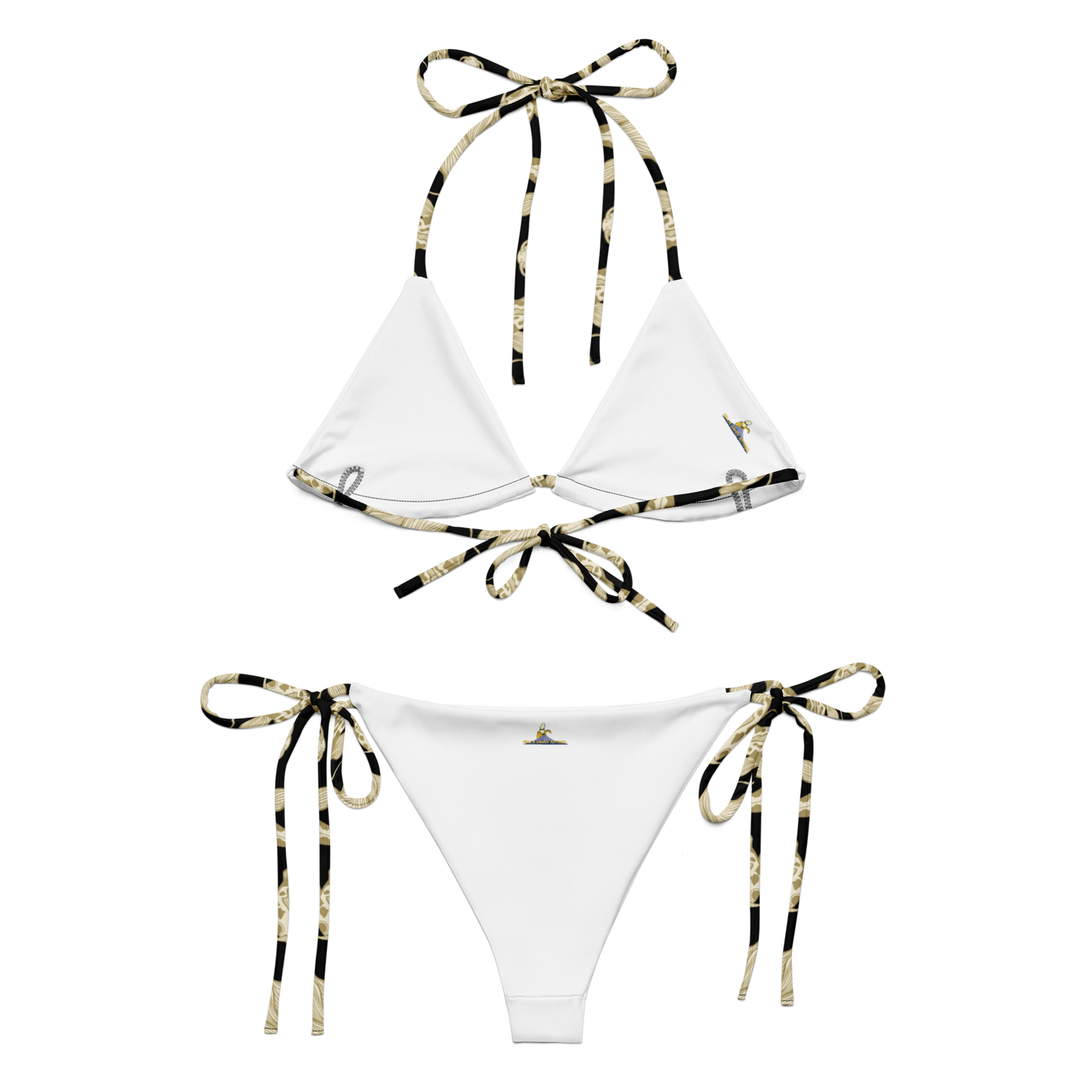 B/G Koi recycled string bikini