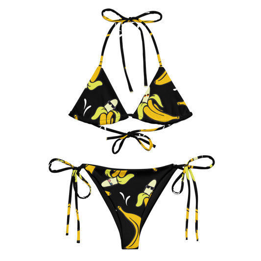 Bananas recycled string bikini