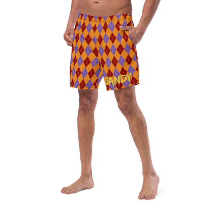 Argyle Men's swim trunks