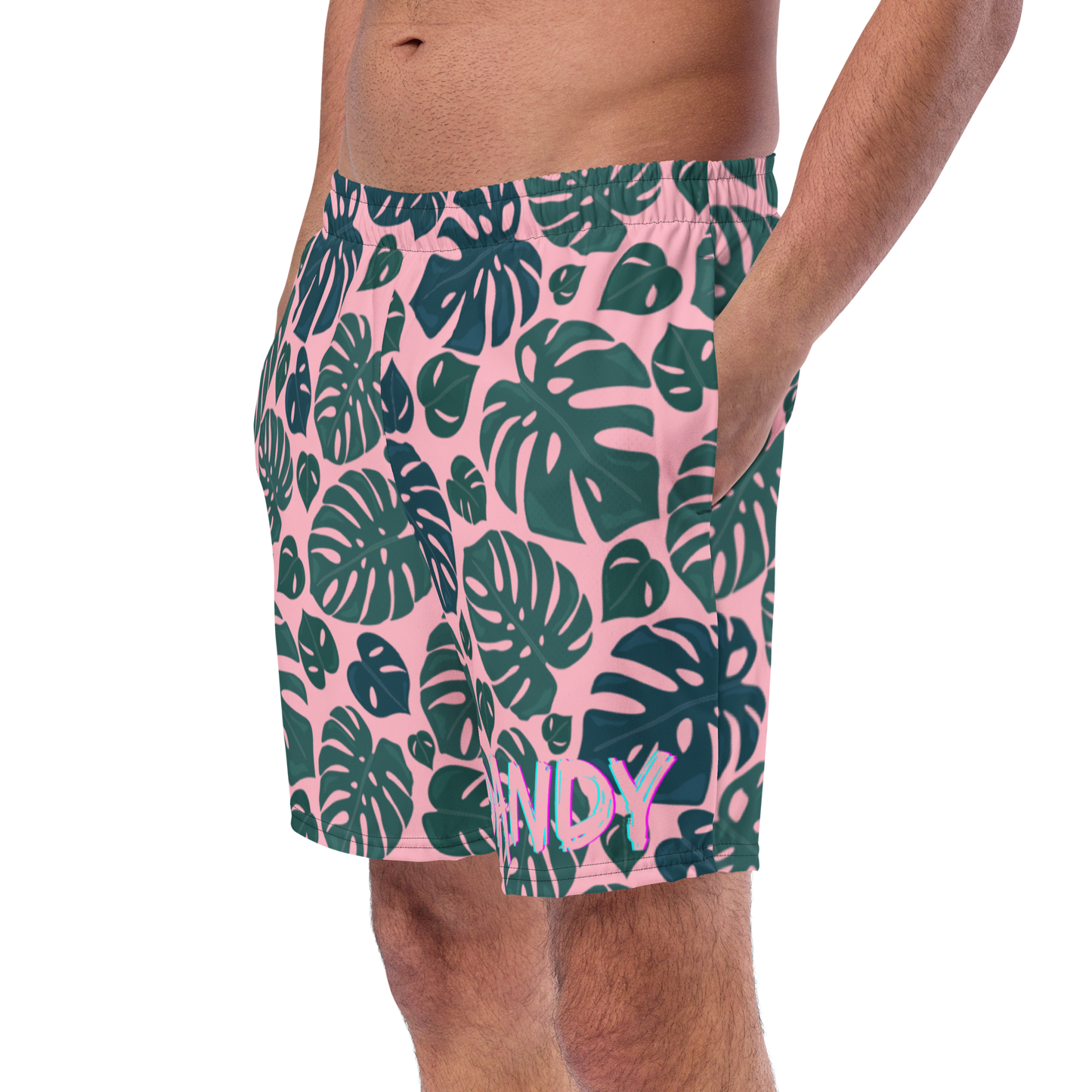 Monstera Men's swim trunks