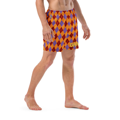 Argyle Men's swim trunks