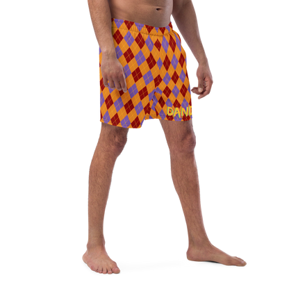 Argyle Men's swim trunks