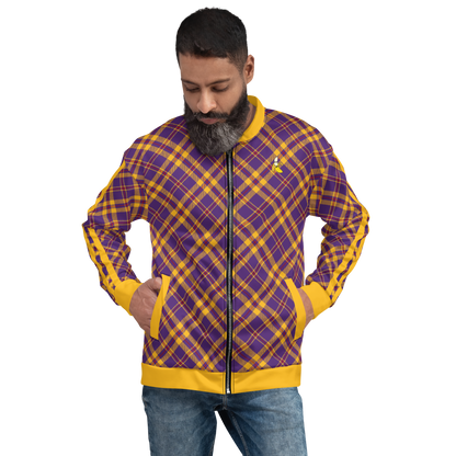 Plaid Unisex Bomber Jacket