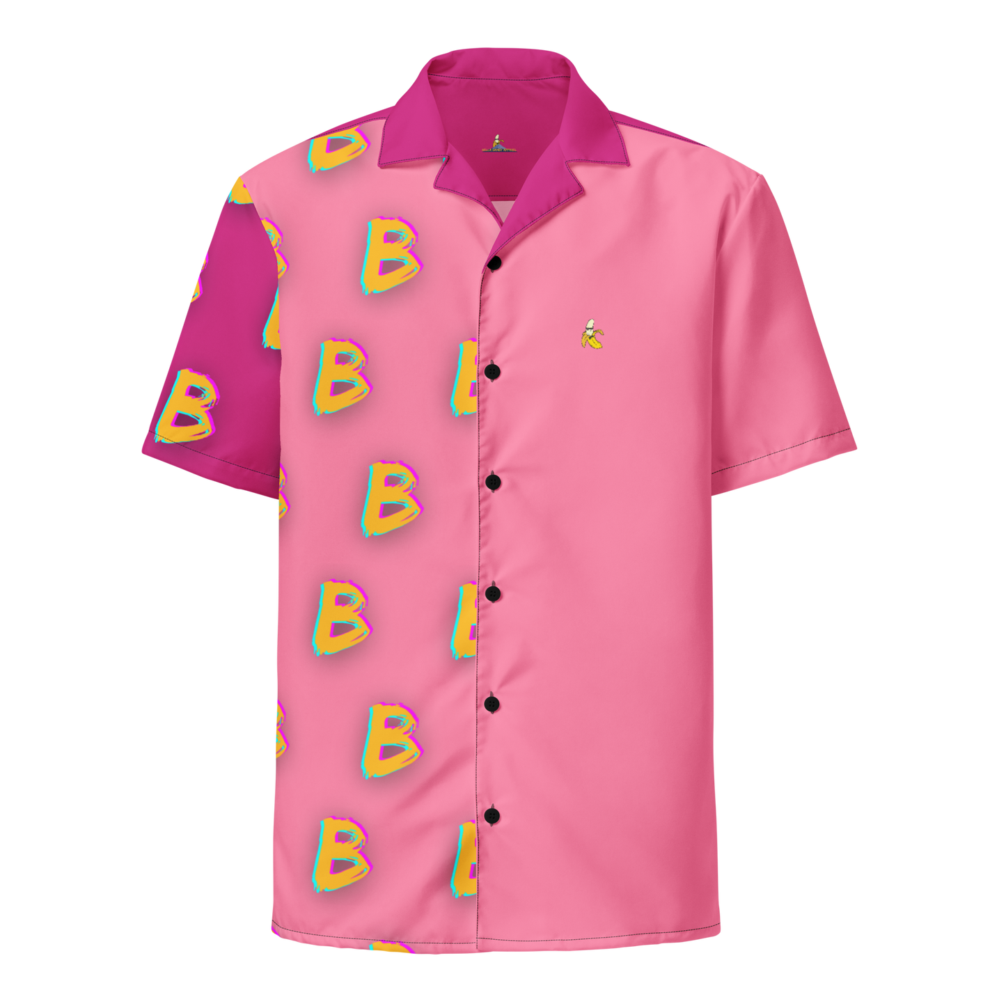 B B B B B B Unisex button shirt