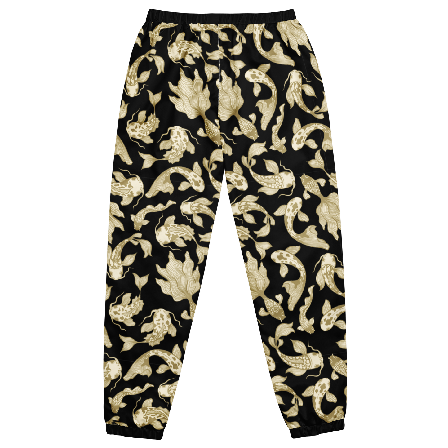 Black/Gold Koi Unisex track pants