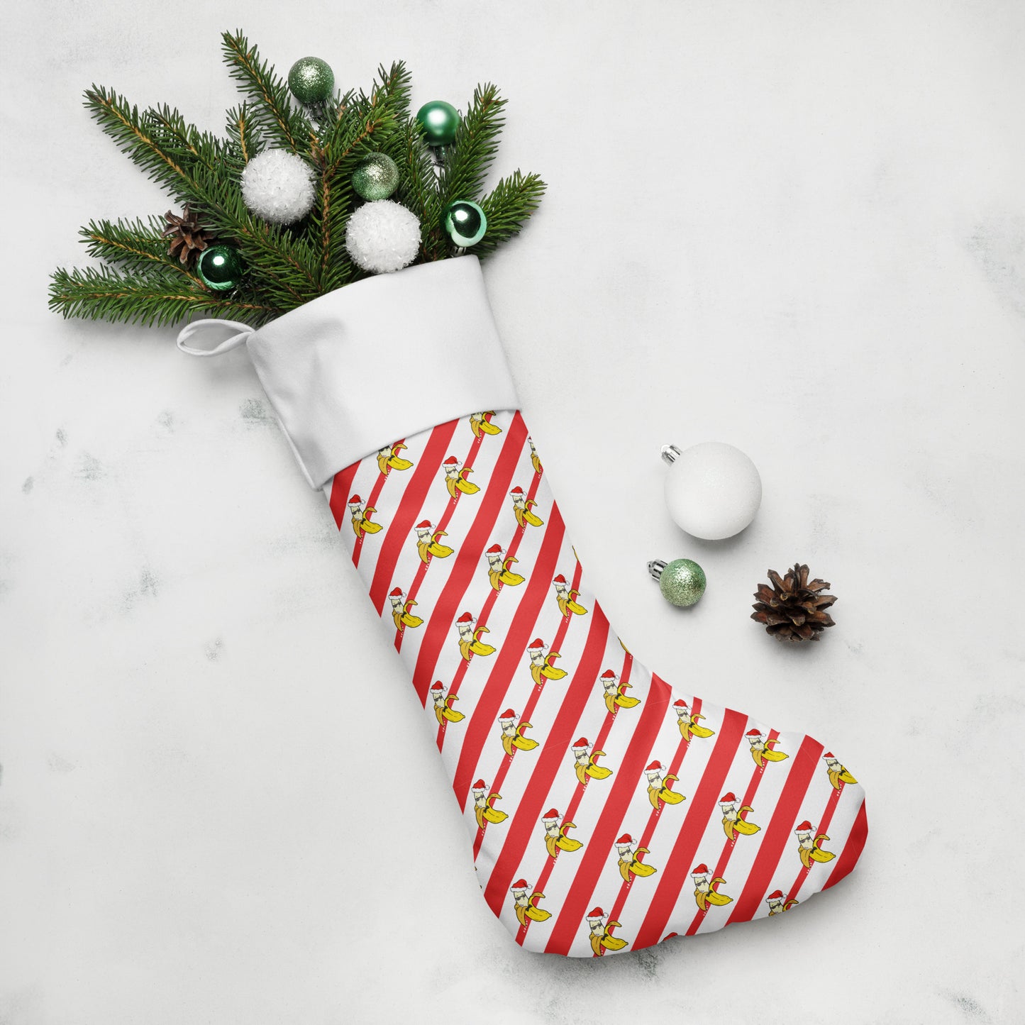 Dandy Cane Christmas stocking