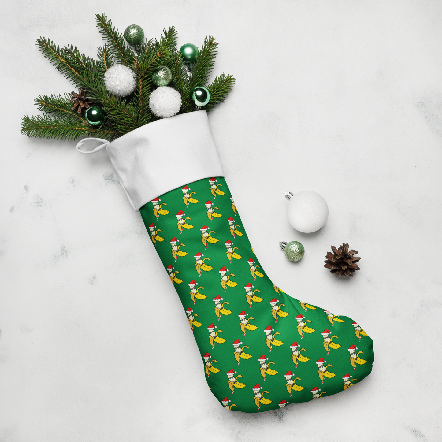 Jolly Green Christmas stocking