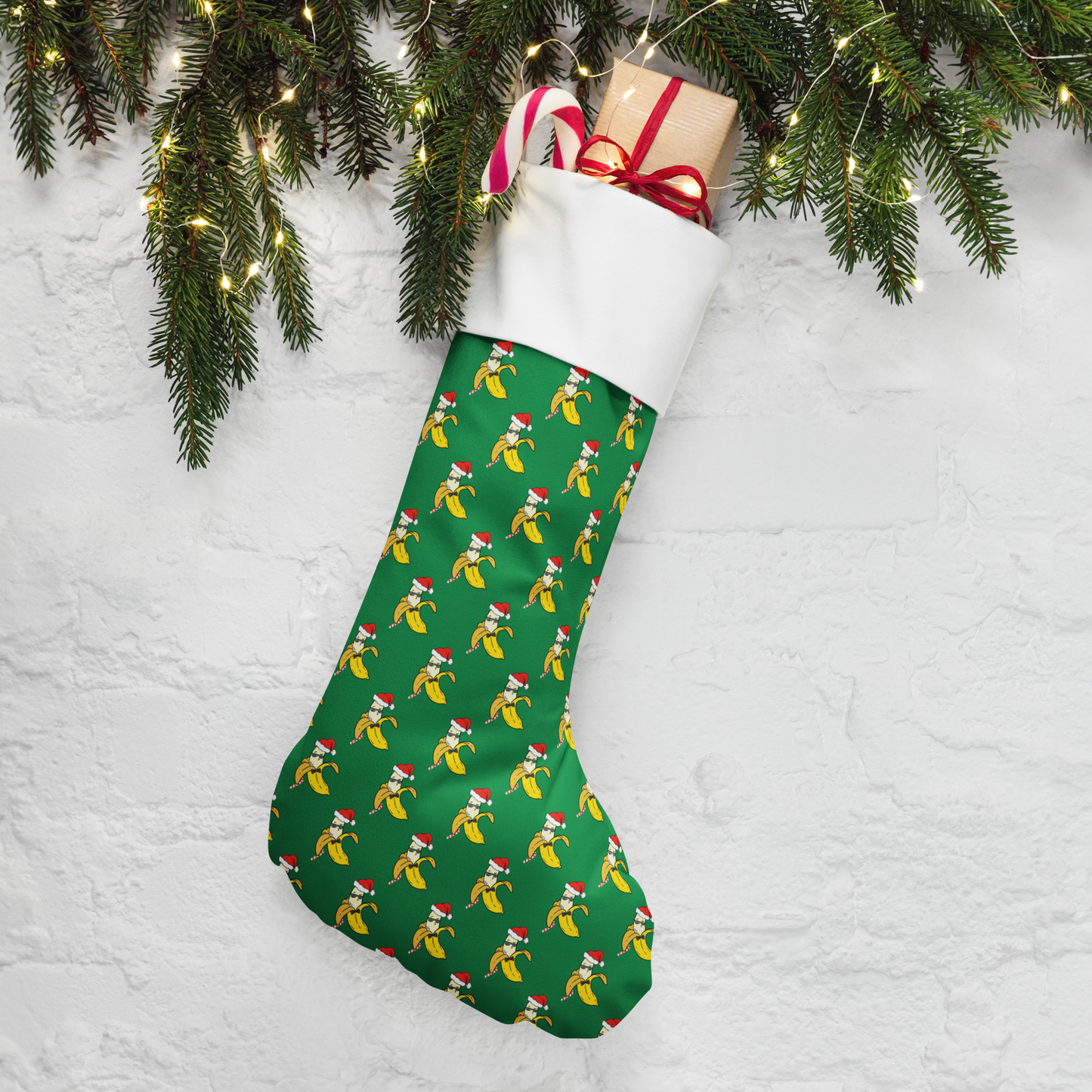 Jolly Green Christmas stocking