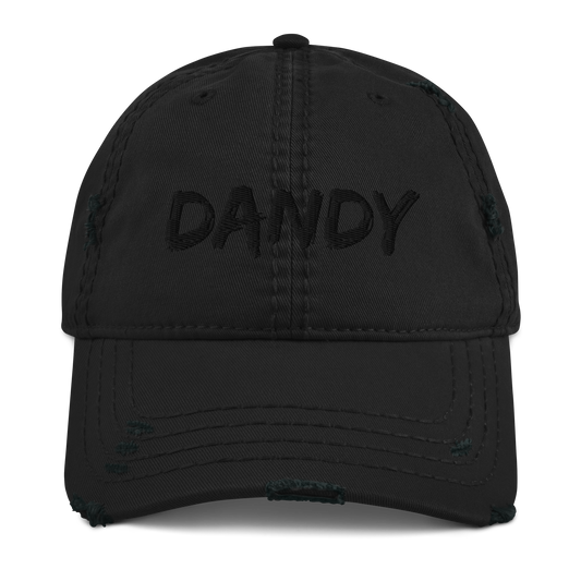Blackout Distressed Dad Hat