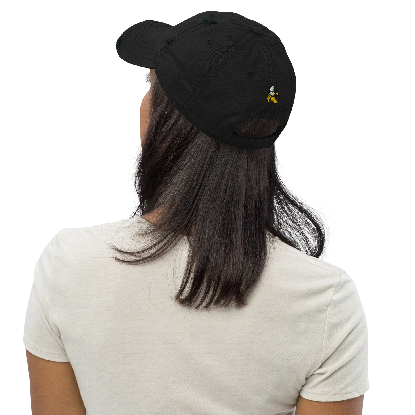 Blackout Distressed Dad Hat