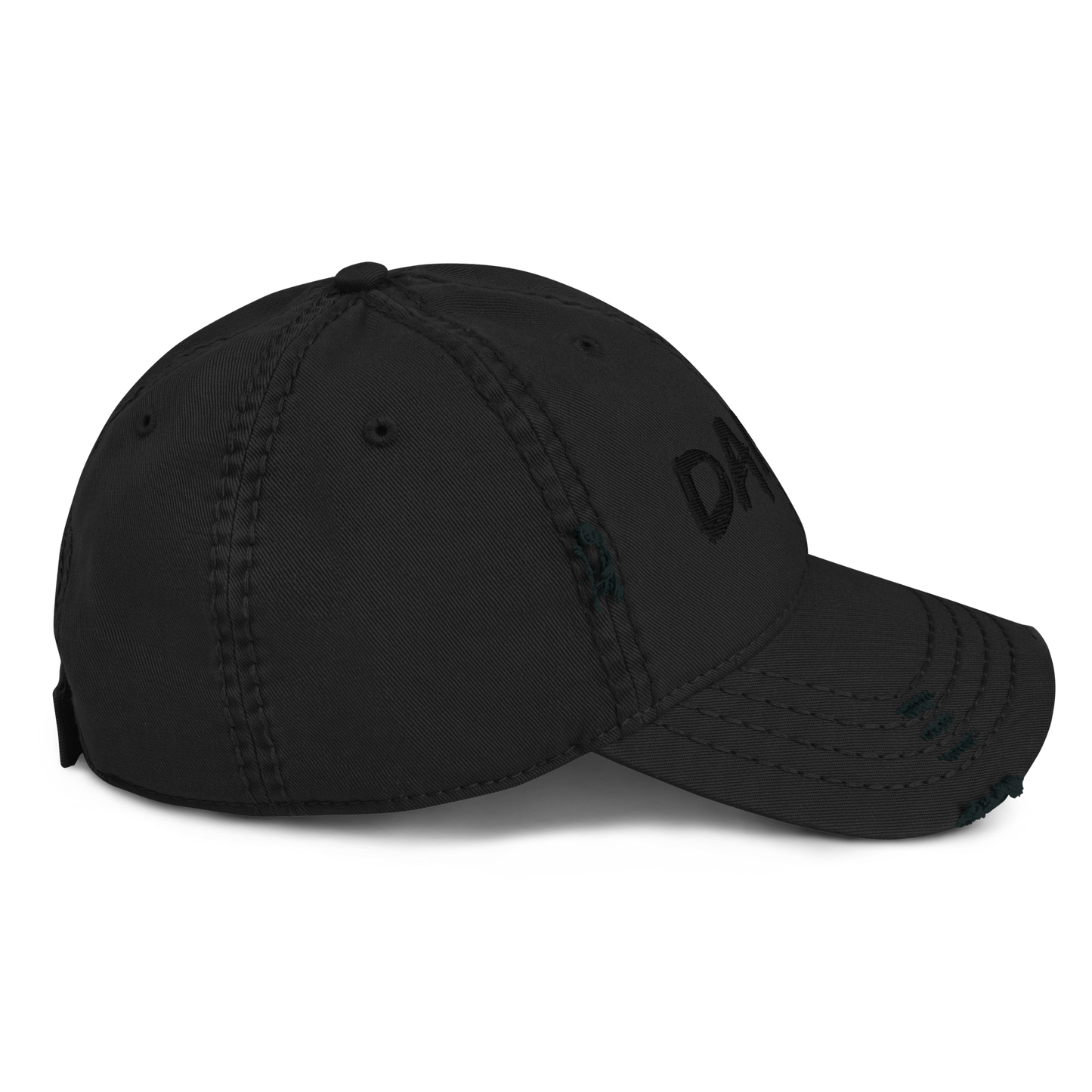 Blackout Distressed Dad Hat