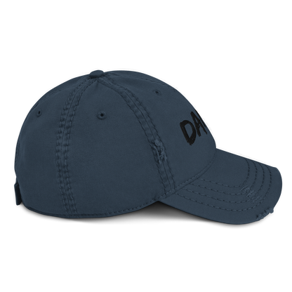 Blackout Distressed Dad Hat