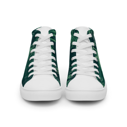 Everything is Fern Men’s high top canvas shoes