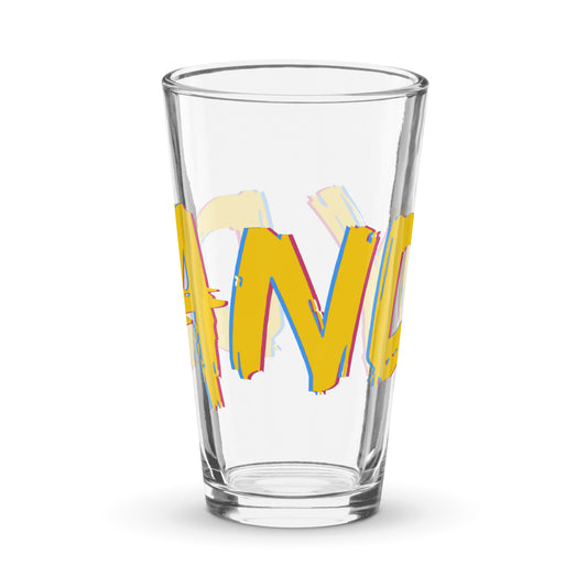 Dandy Shaker pint glass