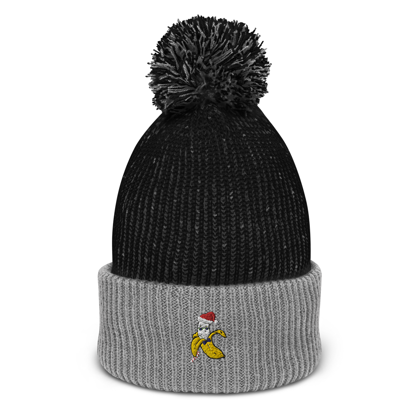 Xmas Banana Pom-Pom Beanie