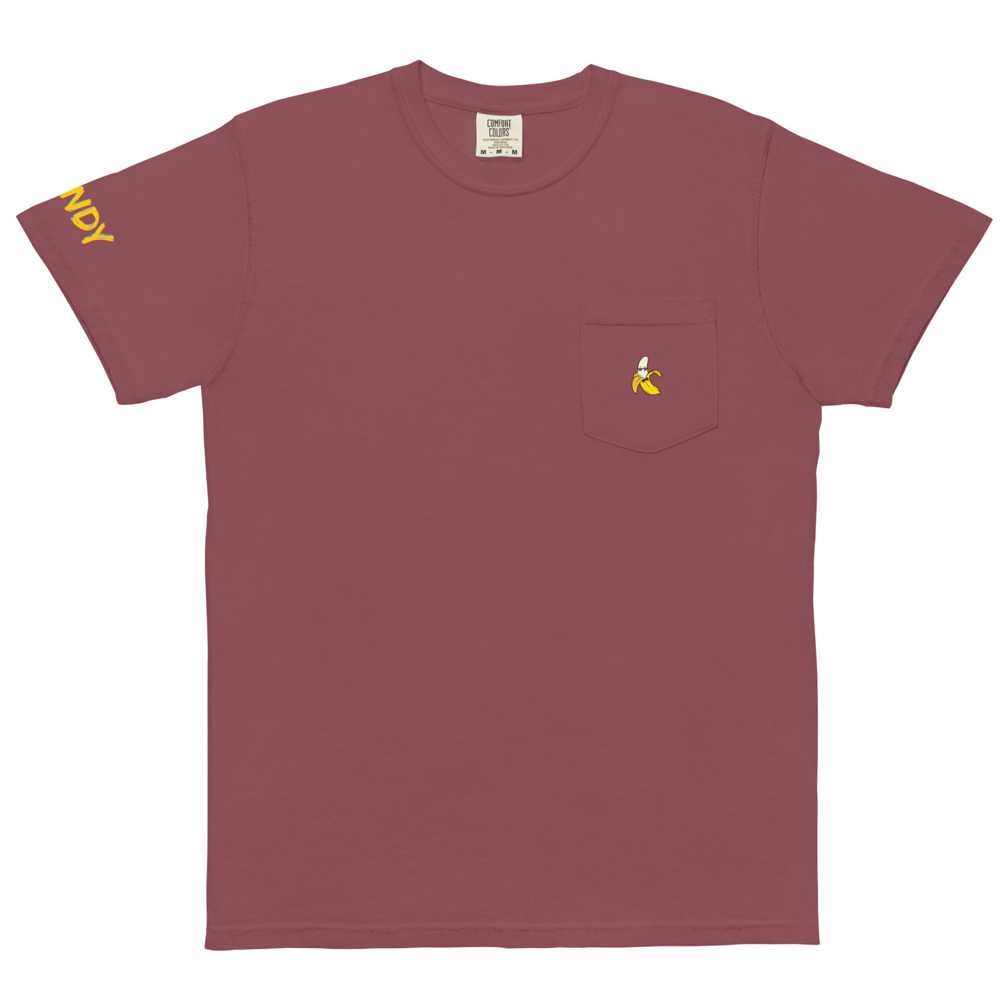 Banana Unisex garment-dyed pocket t-shirt