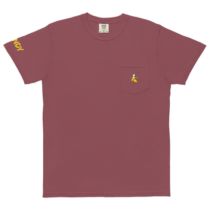 Banana Unisex garment-dyed pocket t-shirt