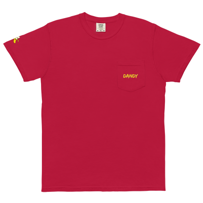 Dandy Unisex garment-dyed pocket t-shirt