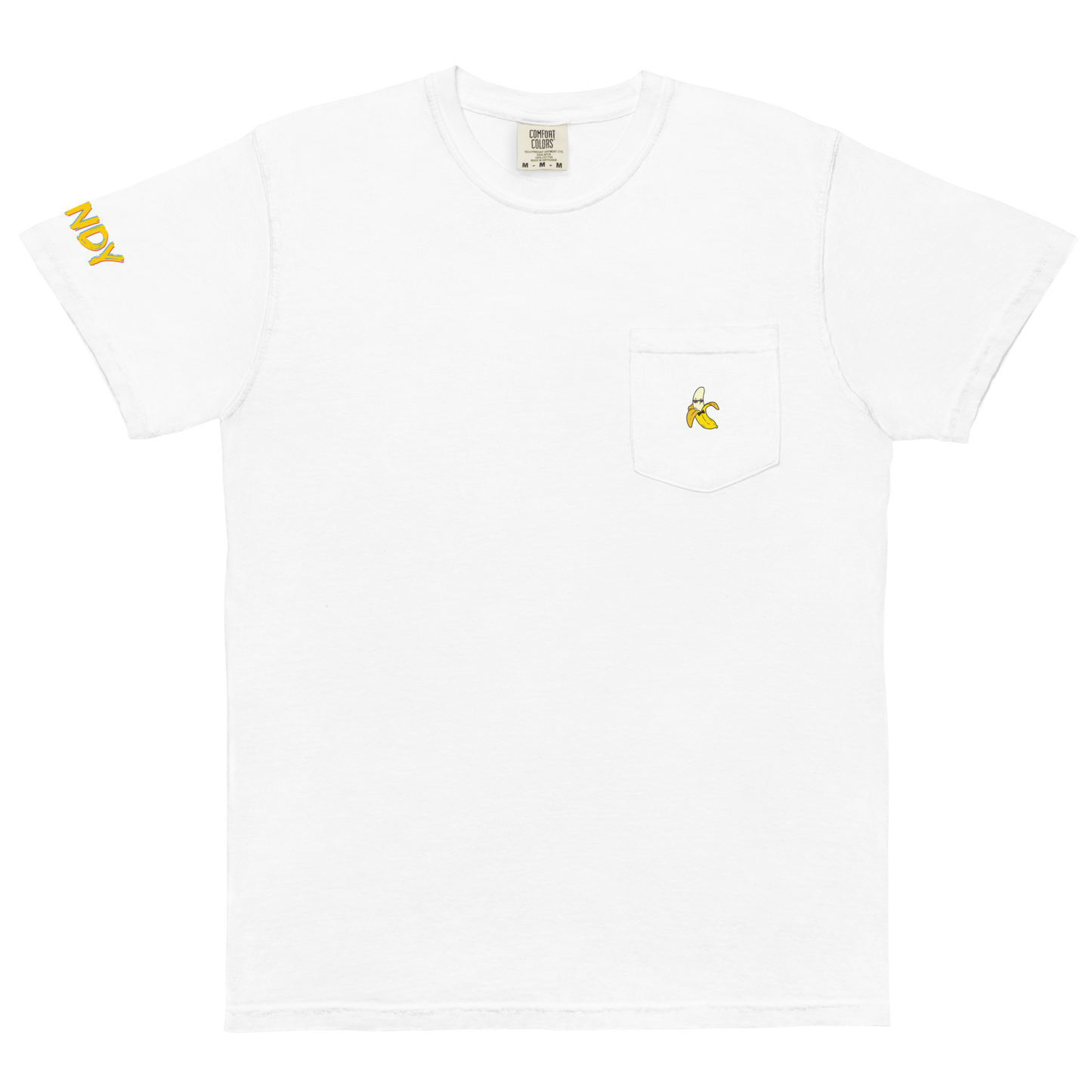 Banana Unisex garment-dyed pocket t-shirt