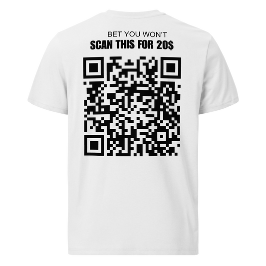 QR Challenge Unisex organic cotton t-shirt