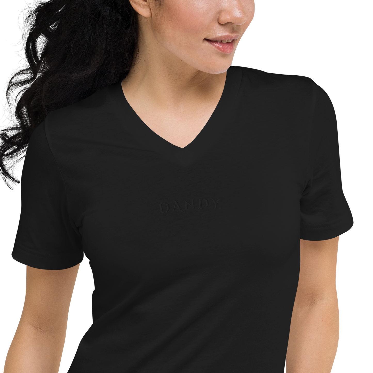 Unisex Short Sleeve V-Neck T-Shirt