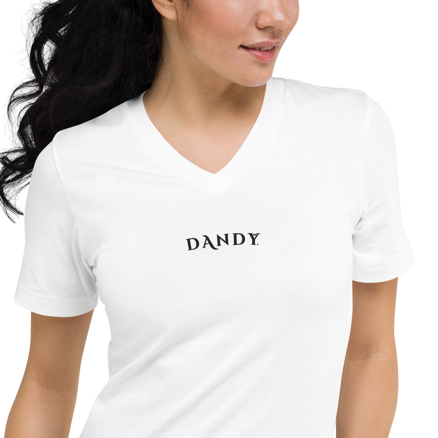 Unisex Short Sleeve V-Neck T-Shirt