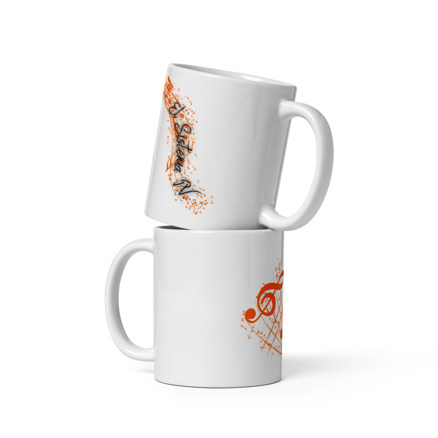 El Sistema PV White glossy mug