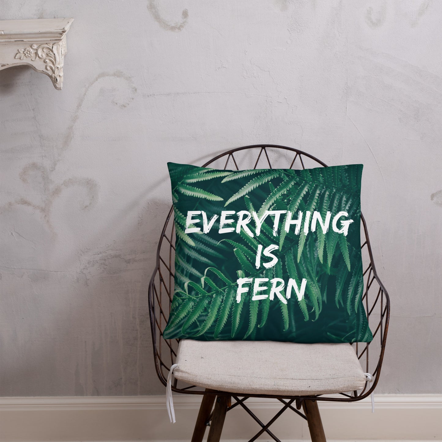 Everything is Fern Basic Pillow