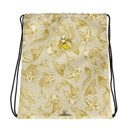 Gold Koi Drawstring bag