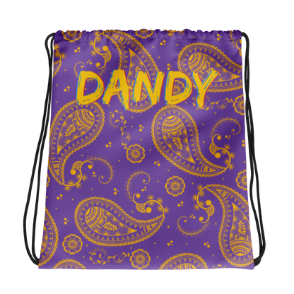 Paisley Drawstring bag