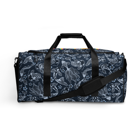 Blue Koi Duffle bag