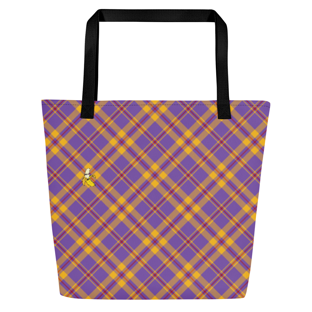 Plaid Large Tote Bag