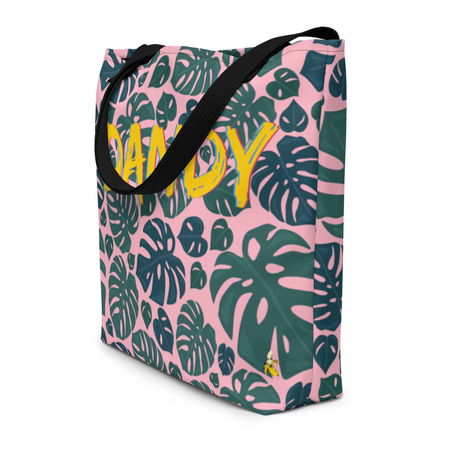 Monstera Large Tote Bag