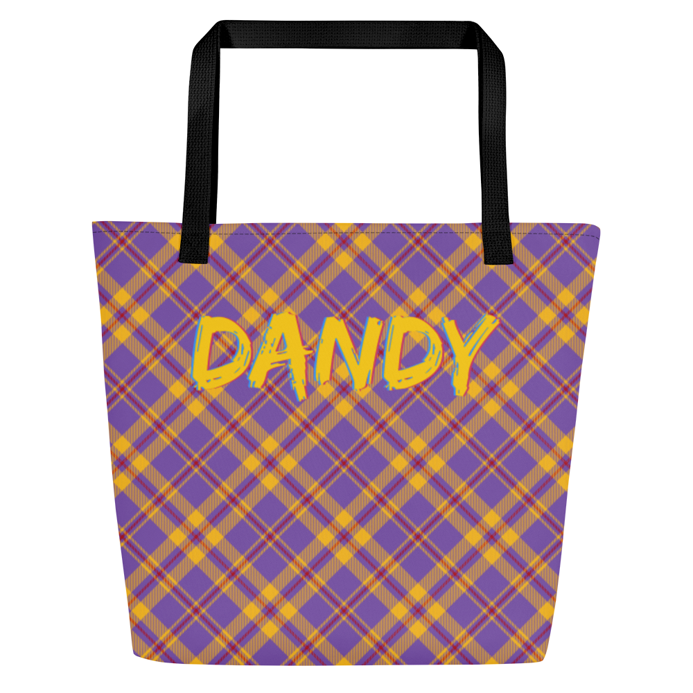 Plaid Large Tote Bag