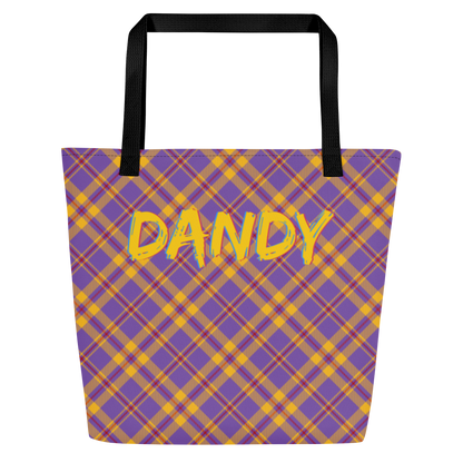 Plaid Large Tote Bag