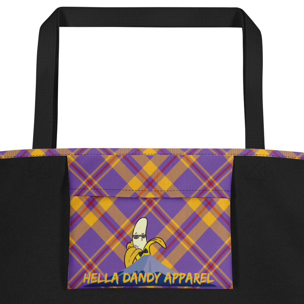 Plaid Large Tote Bag